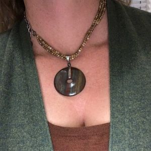 Fall Stone Statement Necklace